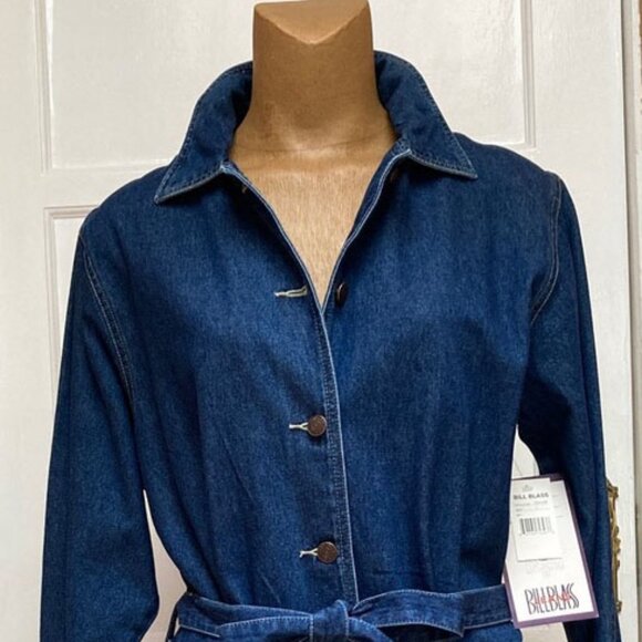 Bill Blass, Classic Denim Jean Dress, - Picture 2 of 12
